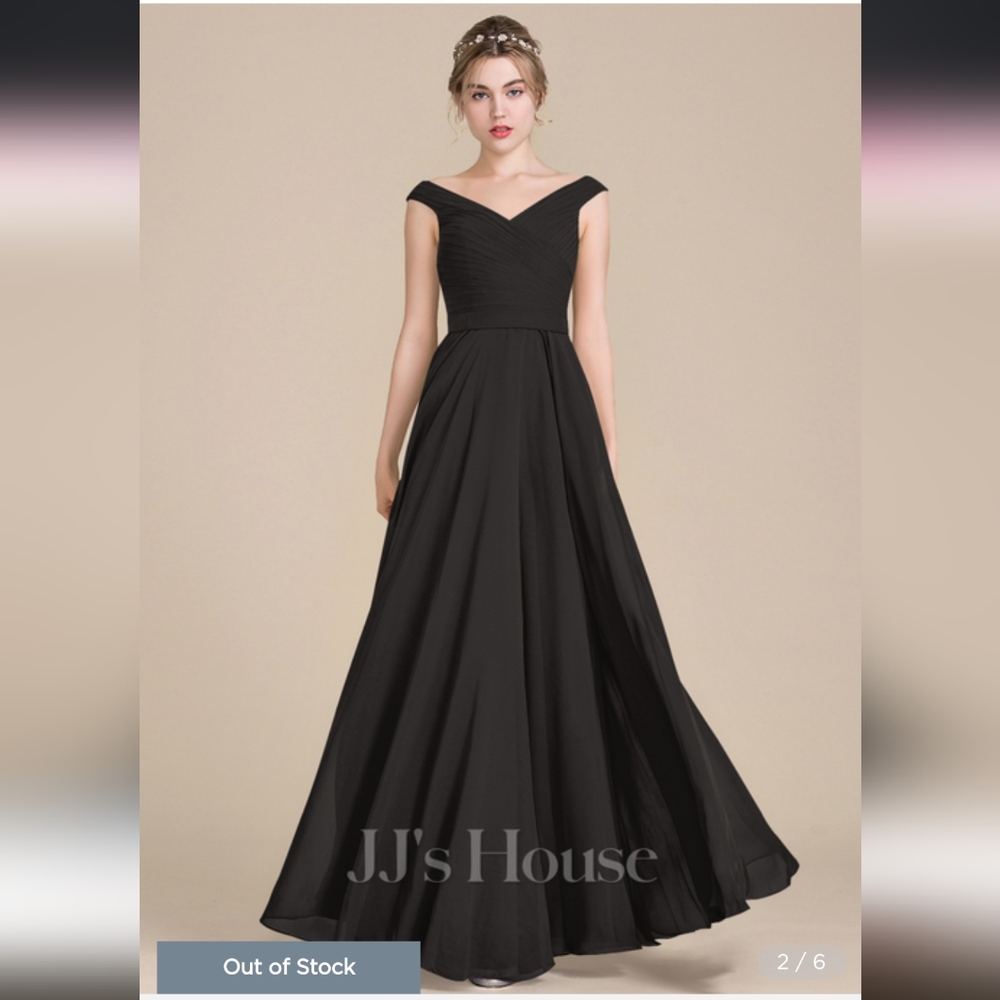 Black JJs House Bridesmaid Dress